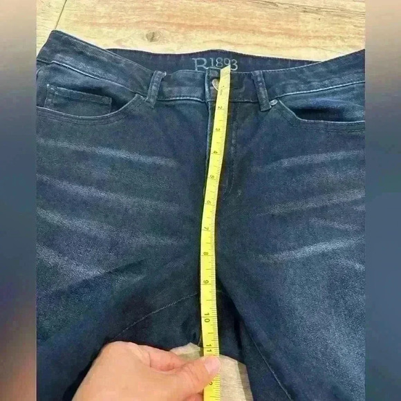 Roebuck and Co dark washed R1893 Jeggings size 10 - Picture 7 of 7